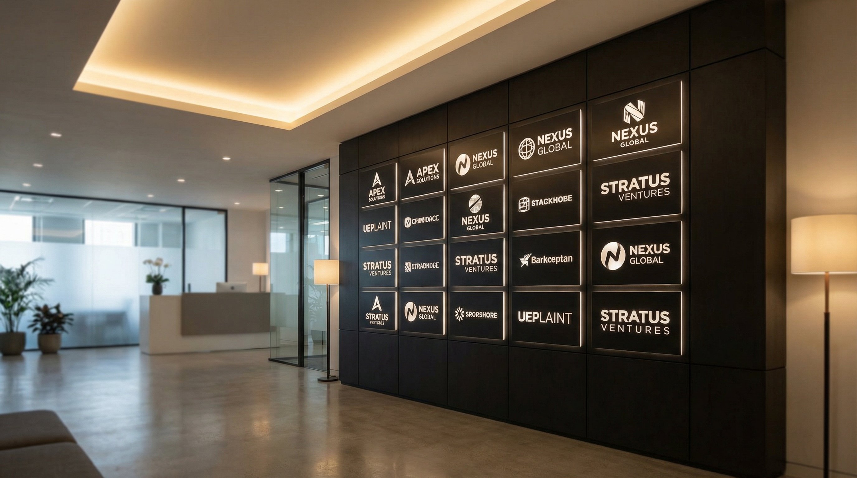 麻豆传媒合作品牌Logo墙